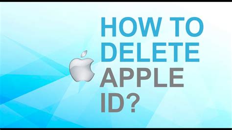 Is it OK to delete Apple ID?
